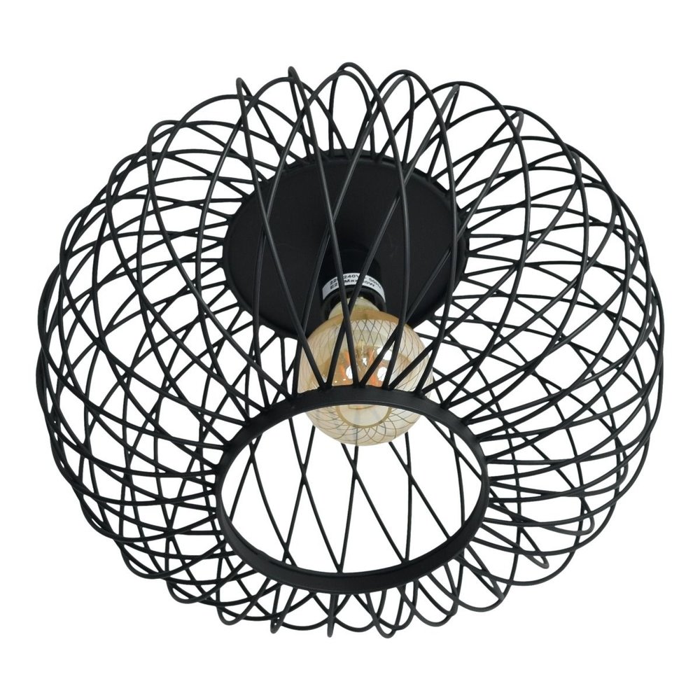 Urban Interiors Plafondlamp Twist Large Ø 37 cm zwart Urban Interiors Plafondlamp Twist Large Ø 37 cm zwart