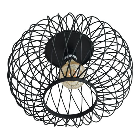 Urban Interiors Plafondlamp Twist Large Ø 37 cm zwart Urban Interiors Plafondlamp Twist Large Ø 37 cm zwart