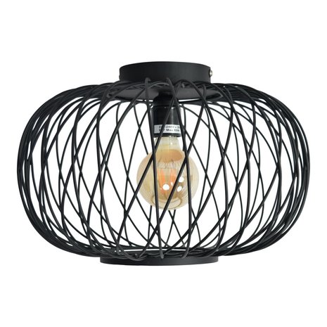 Urban Interiors Plafondlamp Twist Large Ø 37 cm zwart Urban Interiors Plafondlamp Twist Large Ø 37 cm zwart