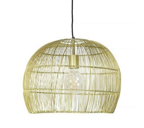 Urban Interiors Hanglamp Frenk Ø 42 cm ijzerdraad Goud Urban Interiors Hanglamp Frenk Ø 42 cm ijzerdraad Goud