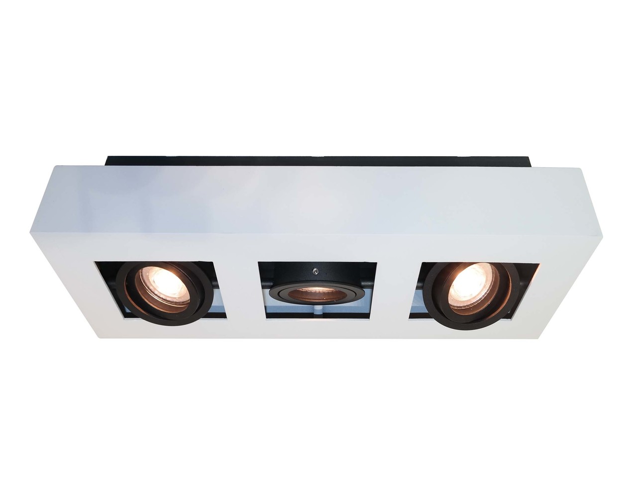 Artdelight Spot Bosco 3 lichts L 36 cm B 14 cm wit-zwart Artdelight Spot Bosco 3 lichts L 36 cm B 14 cm wit-zwart