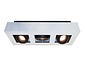 Spot Bosco 3 lichts L 36 cm B 14 cm wit-zwart Spot Bosco 3 lichts L 36 cm B 14 cm wit-zwart