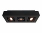 Spot Bosco 3 lichts L 36 cm B 14 cm zwart Spot Bosco 3 lichts L 36 cm B 14 cm zwart