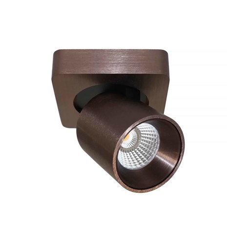 Artdelight Spot Laguna 1 lichts 10 x 10 cm koper brons
