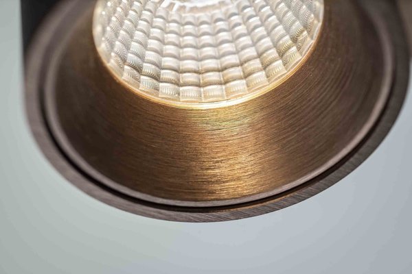 Artdelight Spot Laguna 1 lichts 10 x 10 cm koper brons