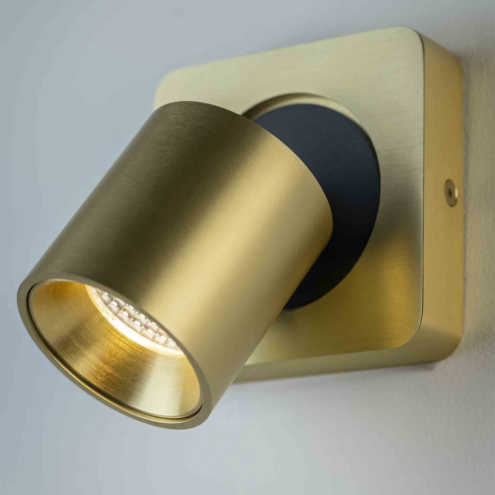 Artdelight Spot Laguna 1 lichts 10 x 10 cm mat goud