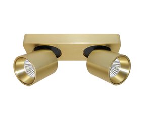 Artdelight Spot Laguna 2 lichts L 22 cm B 8,5 cm mat goud