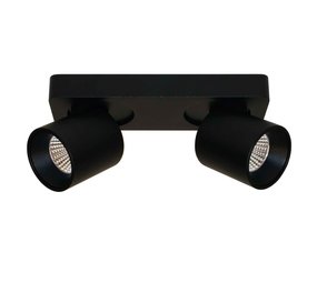 Artdelight Spot Laguna 2 lichts L 22 cm B 8,5 cm zwart