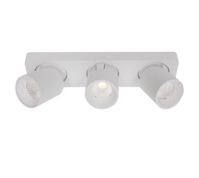 Artdelight Spot Laguna 3 lichts L 32 cm B 8,5 cm wit