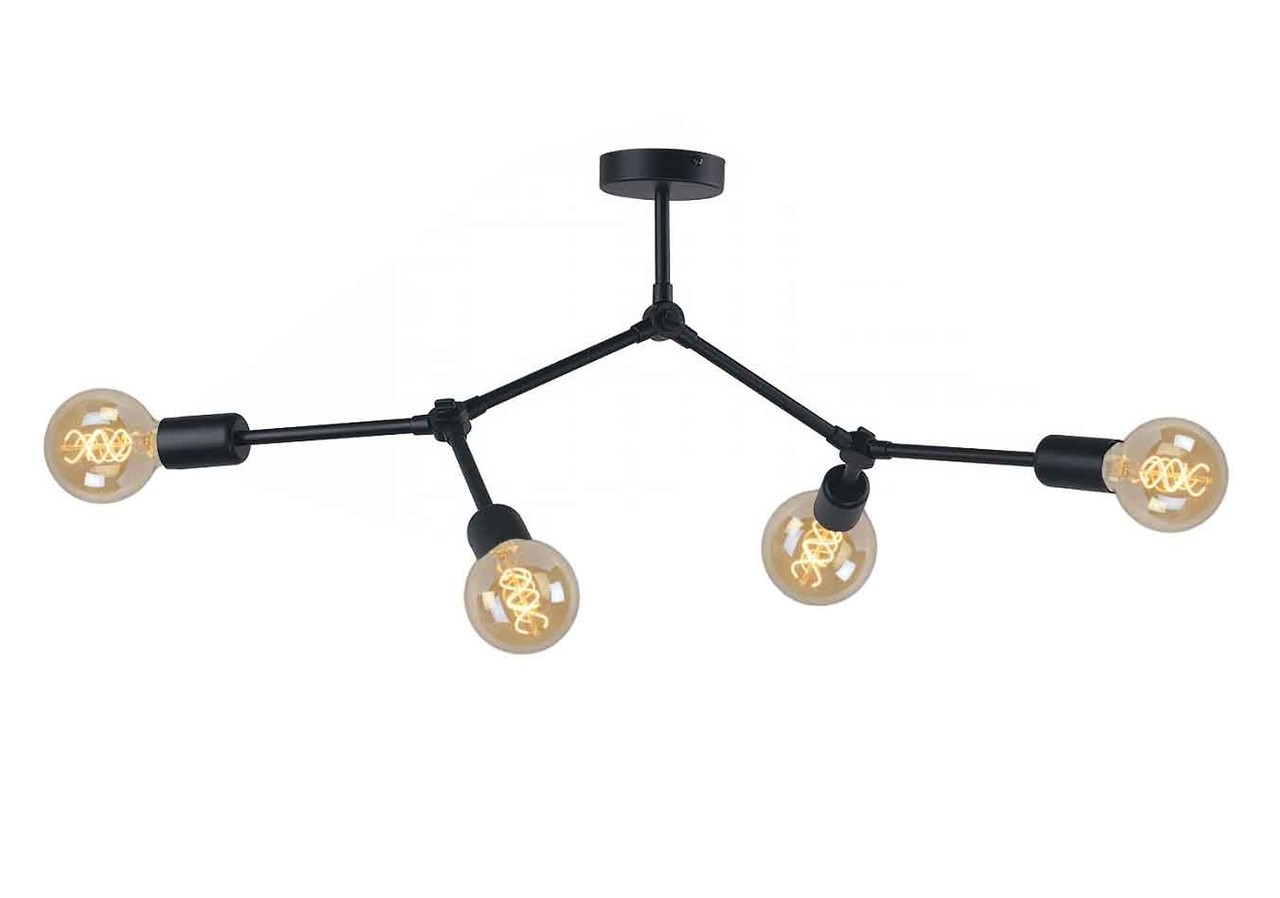 Nowodvorski Plafondlamp Twig L 79 cm H 54 cm zwart Nowodvorski Plafondlamp Twig L 79 cm H 54 cm zwart