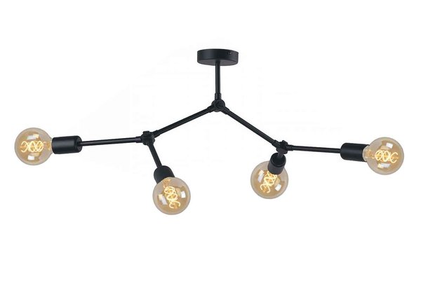 Nowodvorski Plafondlamp Twig L 79 cm H 54 cm zwart Nowodvorski Plafondlamp Twig L 79 cm H 54 cm zwart