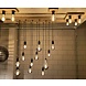 Freelight Plafondlamp Lenero 4 Lichts 40 x 40 cm hout zwart Freelight Plafondlamp Lenero 4 Lichts 40 x 40 cm hout zwart