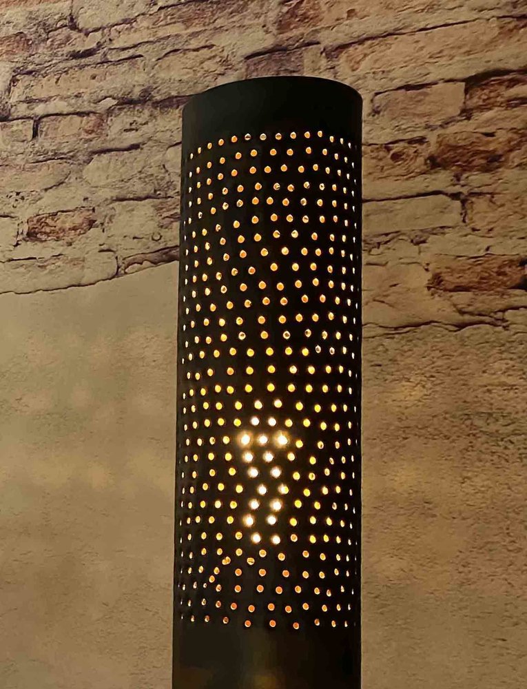 Freelight Tafellamp Forato H 42 cm bruin zwart Freelight Tafellamp Forato H 42 cm bruin zwart