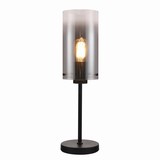 Freelight Tafellamp Ventotto H 58 cm Ø 15 cm rook glas zwart Freelight Tafellamp Ventotto H 58 cm Ø 15 cm rook glas zwart