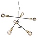 Highlight Hanglamp Sticks 6 lichts Ø 70 cm goud zwart Highlight Hanglamp Sticks 6 lichts Ø 70 cm goud zwart