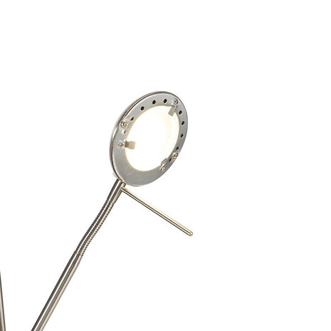 Highlight Vloerlamp New Luna H 180 cm 24 + 5 Watt mat chroom