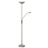 Vloerlamp New Luna H 180 cm 24 + 5 Watt mat chroom Vloerlamp New Luna H 180 cm 24 + 5 Watt mat chroom