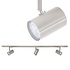 Railsysteem Trackline 100 cm + 3 cilinder spots mat chroom Railsysteem Trackline 100 cm + 3 cilinder spots mat chroom