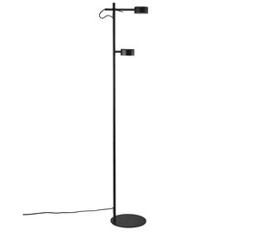 Nordlux Vloerlamp Clyde 2 lichts H 138 cm 3 step dim zwart Nordlux Vloerlamp Clyde 2 lichts H 138 cm 3 step dim zwart