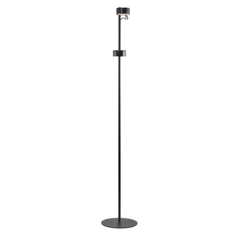 Nordlux Vloerlamp Clyde 2 lichts H 138 cm 3 step dim zwart Nordlux Vloerlamp Clyde 2 lichts H 138 cm 3 step dim zwart