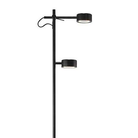 Nordlux Vloerlamp Clyde 2 lichts H 138 cm 3 step dim zwart Nordlux Vloerlamp Clyde 2 lichts H 138 cm 3 step dim zwart