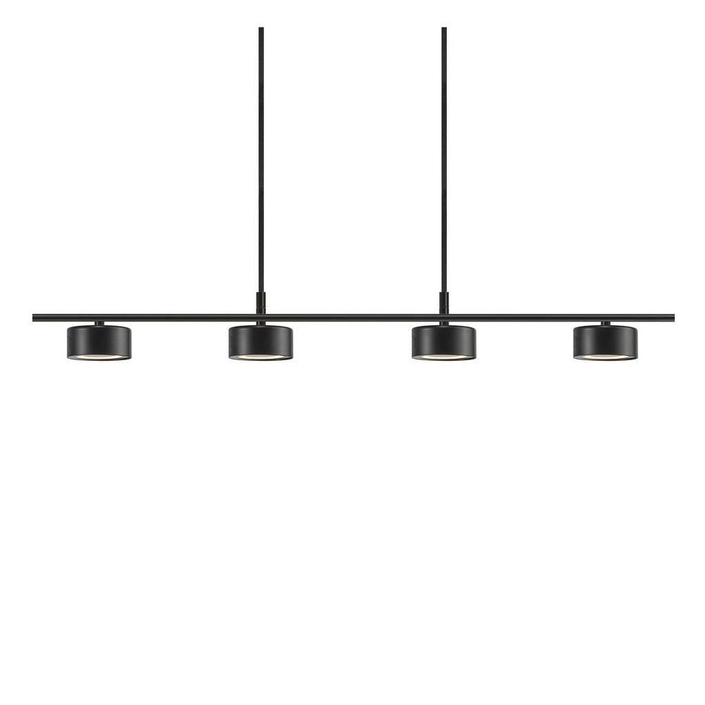 Nordlux Hanglamp Clyde 4 lichts L 115 cm 3 step dim zwart Nordlux Hanglamp Clyde 4 lichts L 115 cm 3 step dim zwart