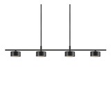 Nordlux Hanglamp Clyde 4 lichts L 115 cm 3 step dim zwart Nordlux Hanglamp Clyde 4 lichts L 115 cm 3 step dim zwart