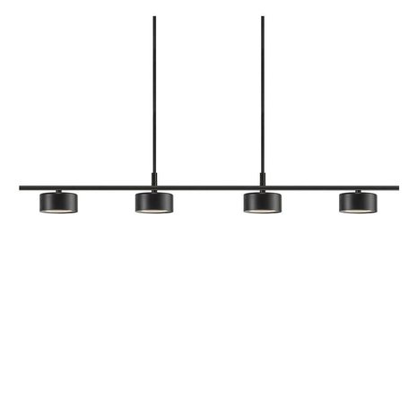 Nordlux Hanglamp Clyde 4 lichts L 115 cm 3 step dim zwart Nordlux Hanglamp Clyde 4 lichts L 115 cm 3 step dim zwart