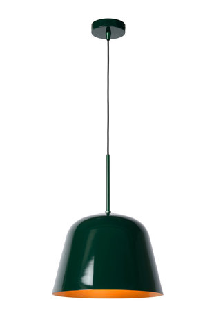 Lucide MISHA - Hanglamp - Ø 31 cm - 1xE27 - Groen Lucide MISHA - Hanglamp - Ø 31 cm - 1xE27 - Groen