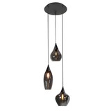 Highlight Hanglamp Cambio 3 lichts Ø 30 cm zwart Highlight Hanglamp Cambio 3 lichts Ø 30 cm zwart