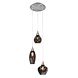 Highlight Hanglamp Cambio 3 lichts Ø 30 cm mat chroom Highlight Hanglamp Cambio 3 lichts Ø 30 cm mat chroom