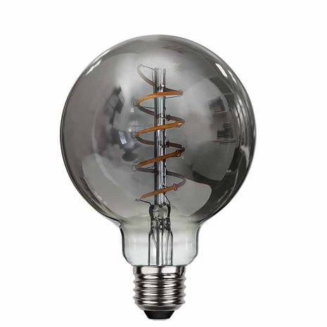 Highlight Lamp LED G95 9W 350LM 2200K Dimbaar Rook