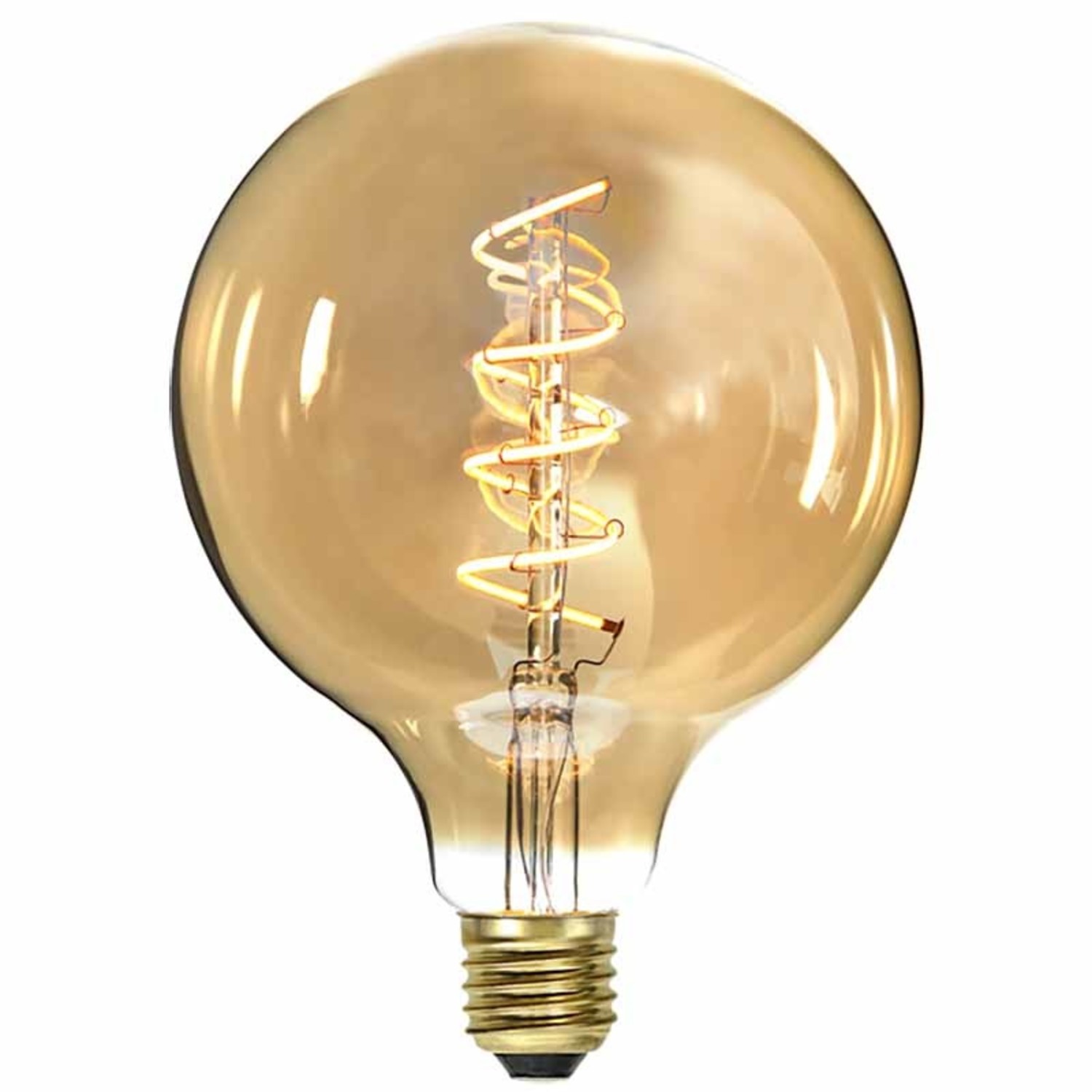 Potentieel maandelijks amusement Lamp LED G125 4W 180LM 2200K Dimbaar Amber Highlight L2517.36 -  Lamponline.nl