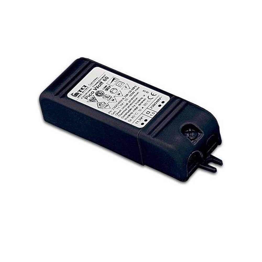 Ylumen Transformator Pico 10-60 Watt 12 volt zwart Ylumen Transformator Pico 10-60 Watt 12 volt zwart