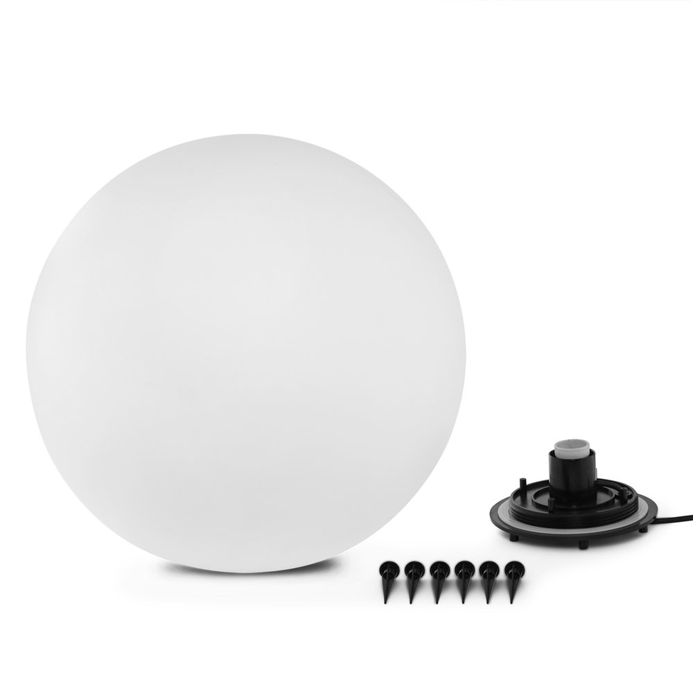 Ylumen Buitenlamp Globe Ø 20 cm wit Ylumen Buitenlamp Globe Ø 20 cm wit