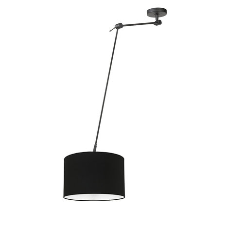 Hanglamp met zwarte kap Ø 40 cm zwart Ylumen - Lamponline.nl