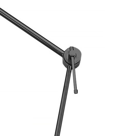 Ylumen Hanglamp Knik met witte kap Ø 40 cm zwart Ylumen Hanglamp Knik met witte kap Ø 40 cm zwart