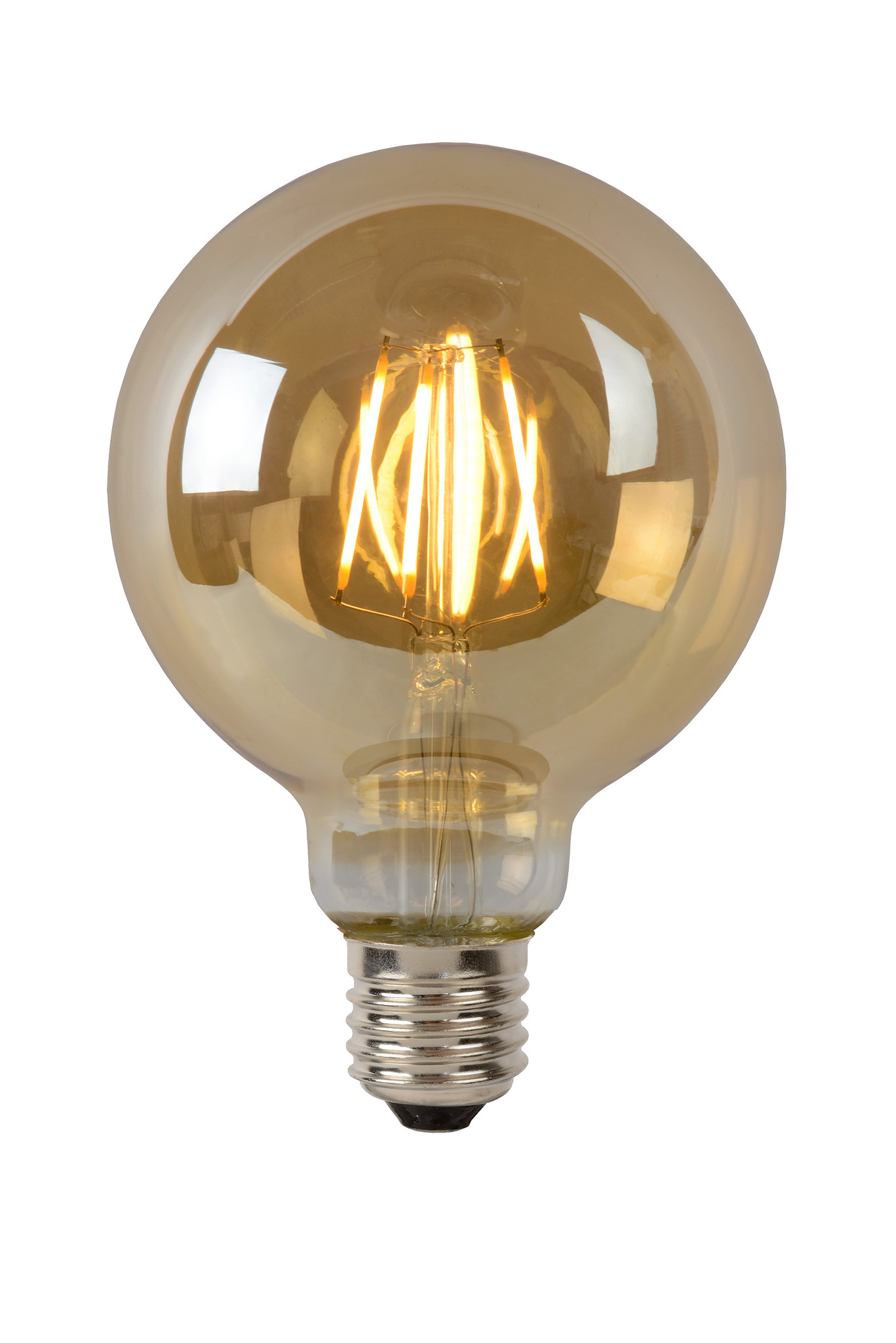 Lucide G95 Fil. lamp-Amber-LED Dimb.-1xE27-5W-2700K