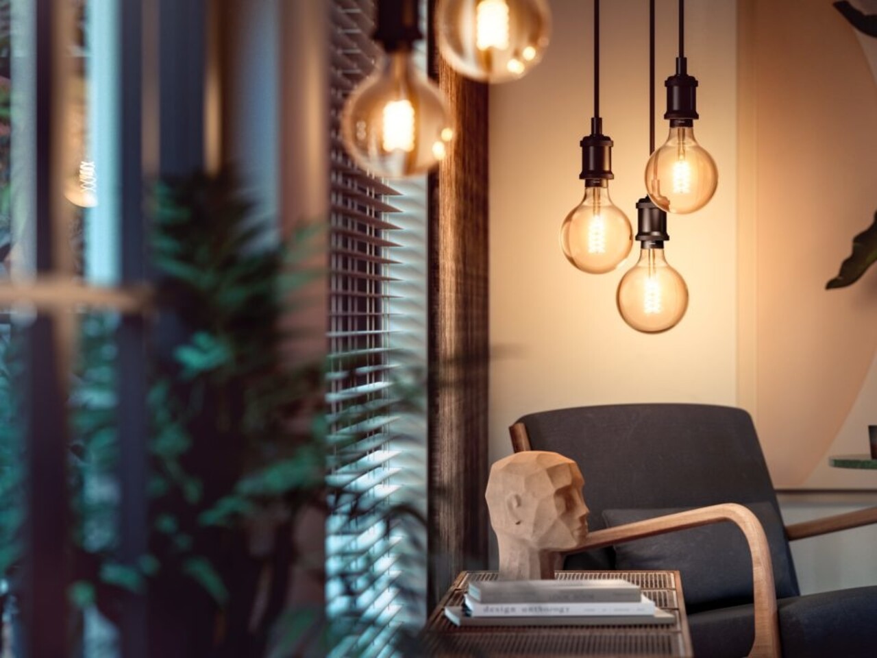 Philips HUE Lichtbron E27 Filament G125 White Philips HUE Lichtbron E27 Filament G125 White