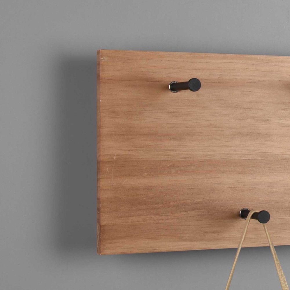 Mirrors and more Kapstok Romy LED 40 x 20 cm 5 haken Hout