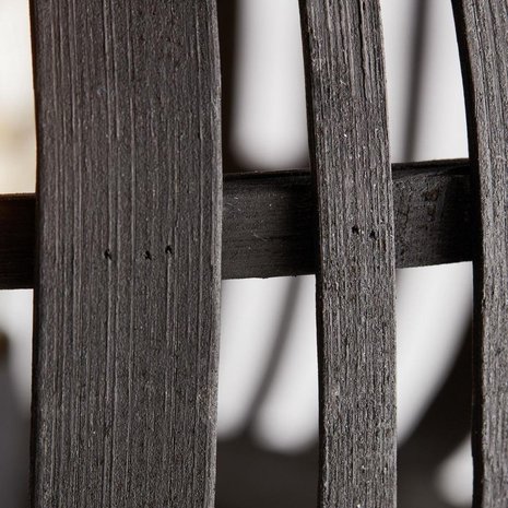 Freelight Plafondlamp Treccia Rotan Ø 40 cm beige zwart