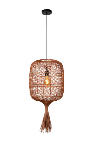 Lucide GARVE - Hanglamp - Ø 40 cm - 1xE27 - Okergeel Lucide GARVE - Hanglamp - Ø 40 cm - 1xE27 - Okergeel