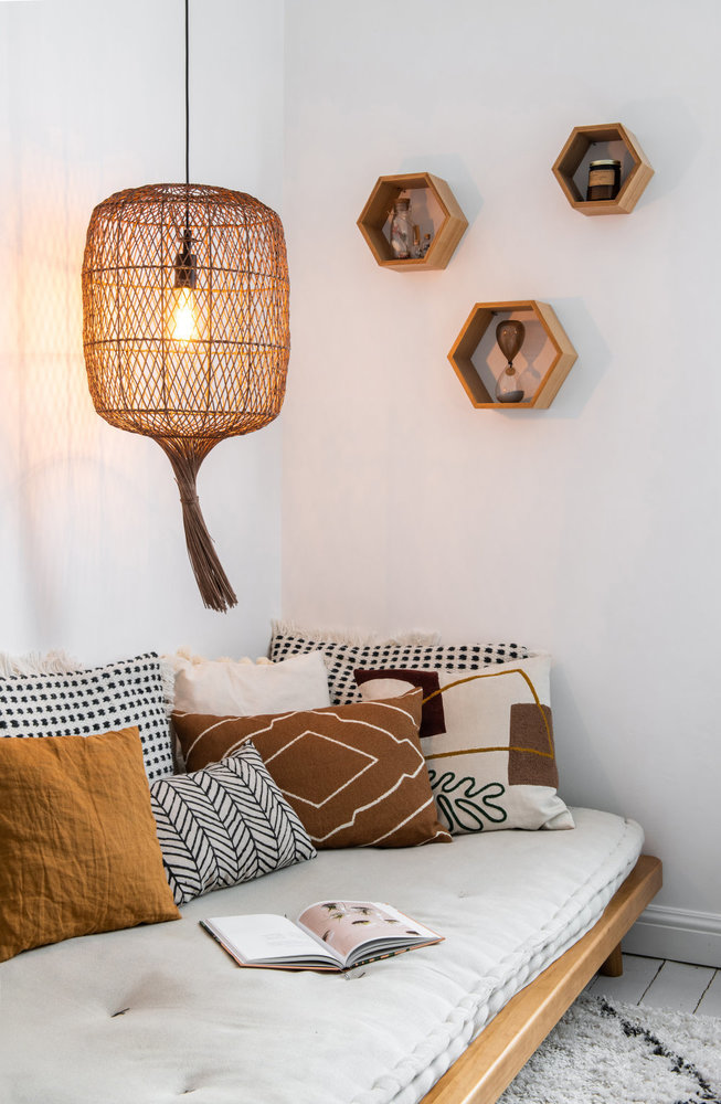 Lucide GARVE - Hanglamp - Ø 40 cm - 1xE27 - Okergeel Lucide GARVE - Hanglamp - Ø 40 cm - 1xE27 - Okergeel