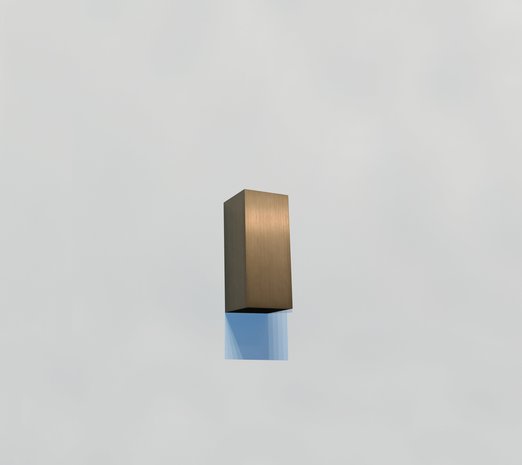 Artdelight Wandlamp Dante 2 lichts 15,5 x 6,5 cm metallic brons