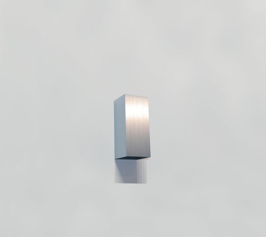 Artdelight Wandlamp Dante 2 lichts 15,5 x 6,5 cm aluminium