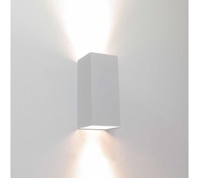 Artdelight Wandlamp Dante 2 lichts 15,5 x 6,5 cm wit