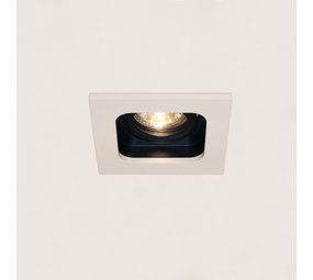 Artdelight Inbouwspot Moggio 1 lichts GU10 wit zwart Artdelight Inbouwspot Moggio 1 lichts GU10 wit zwart