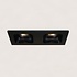 Inbouwspot Moggio 2 lichts GU10 zwart Inbouwspot Moggio 2 lichts GU10 zwart