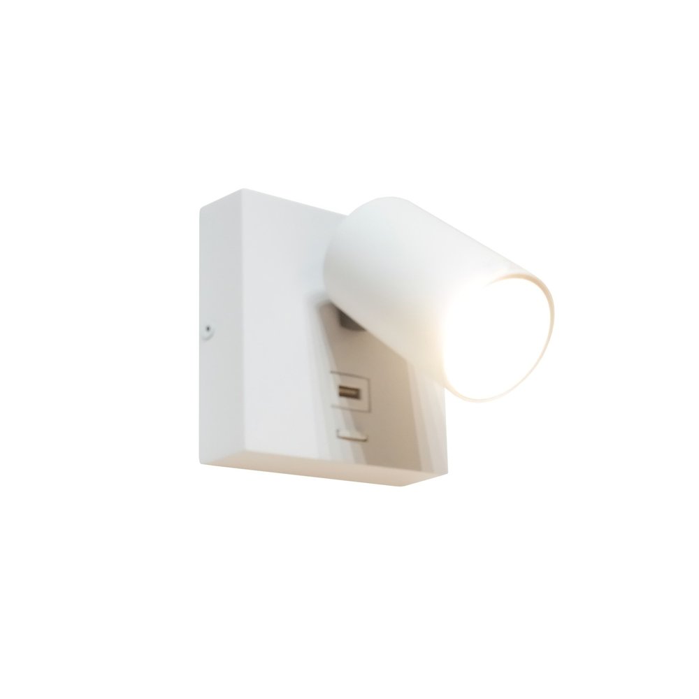 Artdelight Wandlamp Master USB wit Artdelight Wandlamp Master USB wit