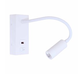 Artdelight Wandlamp Easy USB wit Artdelight Wandlamp Easy USB wit